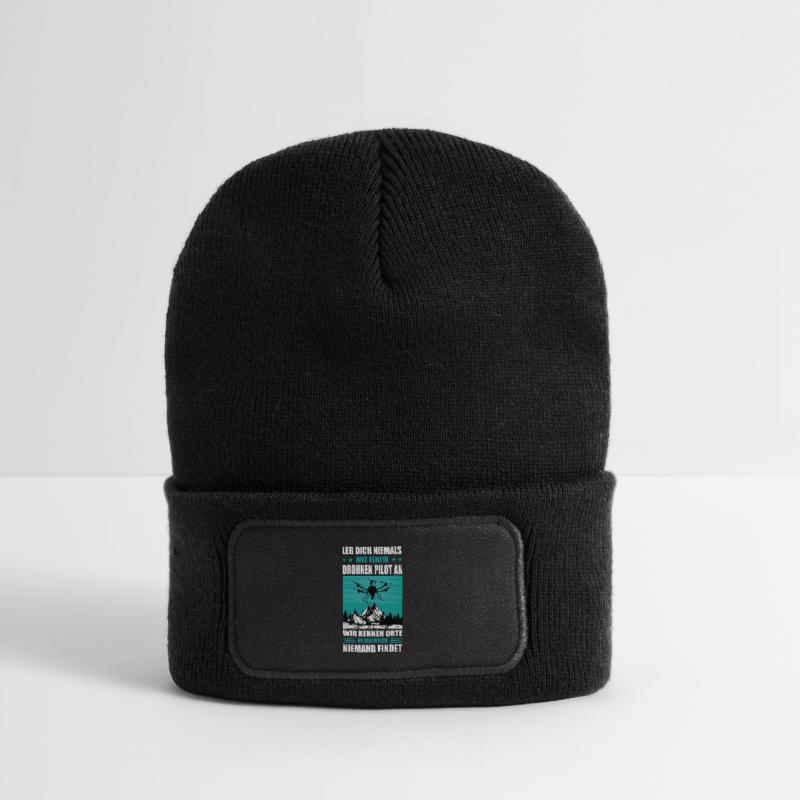 Drone Pilot Accessories Drone Pilot Drone Gift Recycled Patch Beanie