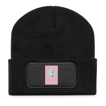 Popsicle Birthday Gift - Recycled Patch Beanie - black - Front
