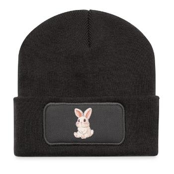 Hare - Recycled Patch Beanie - dark grey - Front