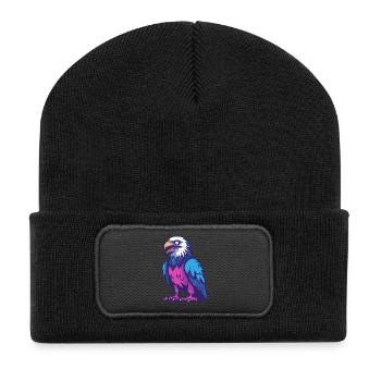 Eagle Halloween Zombie - Recycled Patch Beanie - black - Front