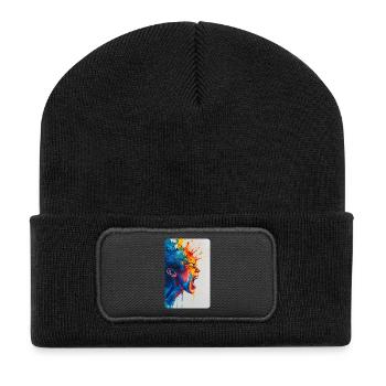 T-Shirt Spektrum der Angst - Recycelte Patch Beanie - Schwarz - Vorne