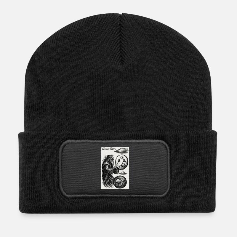 Wicca Rites - Recycled Patch Beanie - black