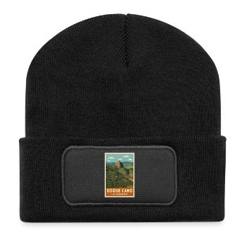 Roque Cano La Gomera - Recycled Patch Beanie - black - Front