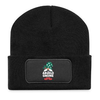 Abuelo Gnome Christmas - Recycled Patch Beanie - black - Front