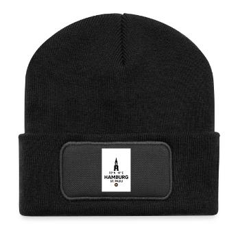 Plaque de la Koord de Saint-Paul de Hambourg - Beanie recyclé à patch - noir - Devant
