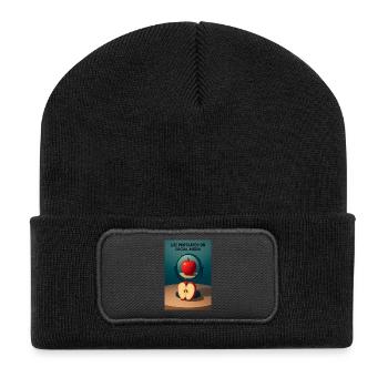 The apple's mirror of social life - Recycled Patch Beanie - black - Front