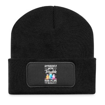 Apotheker Pharmazeutisch-technischer - Recycelte Patch Beanie - Schwarz - Vorne