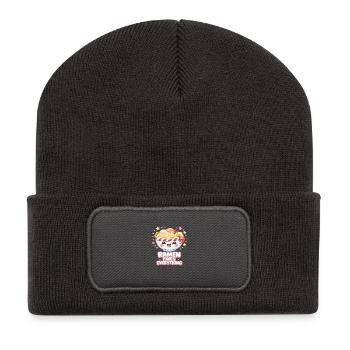Ramen fixes everything - Recycled Patch Beanie - dark grey - Front