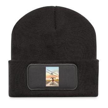 North by Northwest - Dog Edition - Recycled Patch Beanie - dark grey - Front
