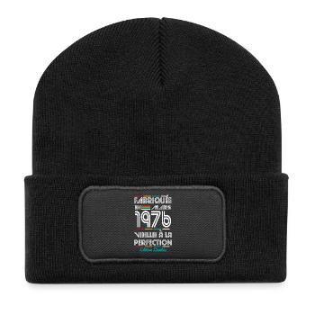 50th Anniversary - Made in March 1976 - Recycled Patch Beanie - black - Front