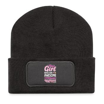 Dieses Mädchen Hat Einen Großartigen - Recycelte Patch Beanie - Dunkelgrau - Vorne