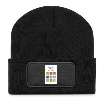 Your desire Your style Your statement - Recycled Patch Beanie - black - Front