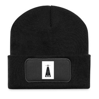 Aviation Runway Design – It's a Lifestyle - Recycled Patch Beanie - black - Front