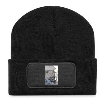 Pirate de smoking - Beanie recyclé à patch - noir - Devant