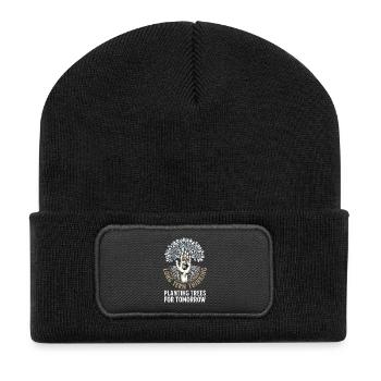 Long Term Planting - Recycled Patch Beanie - black - Front