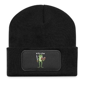 Le Chevalier Grenouille à l’Aube - Beanie recyclé à patch - noir - Devant