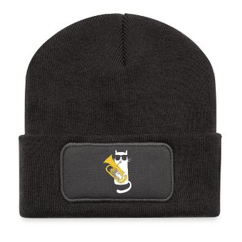 Baritone Horn - Cool Cat with Sunglasses - Recycled Patch Beanie - dark grey - Front