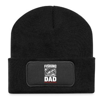 Angel Papa - Recycelte Patch Beanie - Schwarz - Vorne