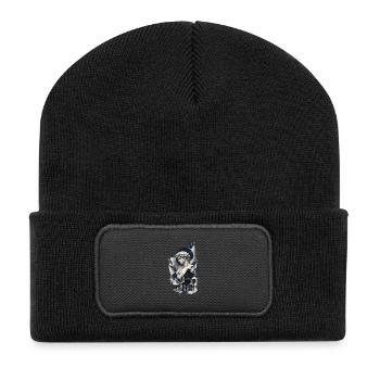 Art esthétique du piano - Beanie recyclé à patch - noir - Devant