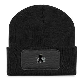 ninja kanji (A, 3c) - Recycled Patch Beanie - black - Front