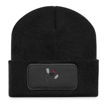 Defibrillator - Shock me! - Recycelte Patch Beanie - Schwarz - Vorne