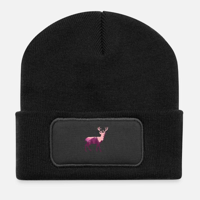 Hirsch Nature - Recycled Patch Beanie - black