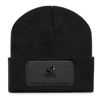 hangover 103 2c - Recycelte Patch Beanie - Schwarz - Vorne