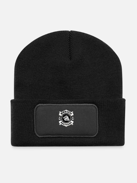 bretagne breizh 27 - Beanie recyclé à patch - noir