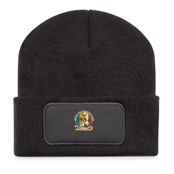 Vintage Birthday in 1985 - anniversaire 2025. - Beanie recyclé à patch - charbon - Devant