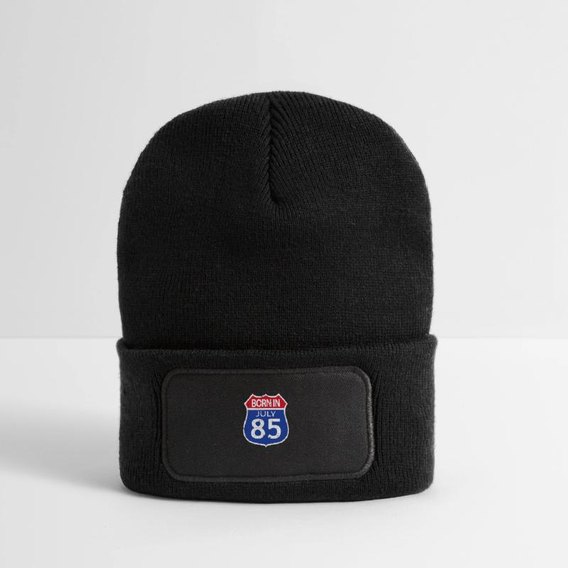 Born in July 1985 Recycled Patch Beanie