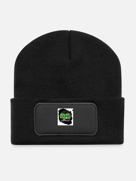 Stylish Graduation 2025 Design – Perfect - Recycled Patch Beanie - black