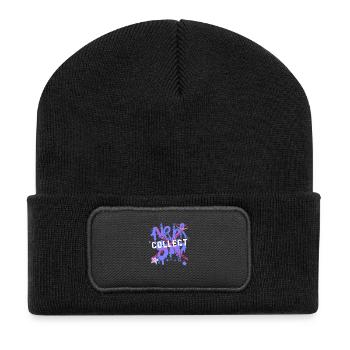 Never stop - Recycled Patch Beanie - black - Front