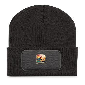 Oerlinghausen - Kumsttonne on the Tönsberg - Recycled Patch Beanie - dark grey - Front