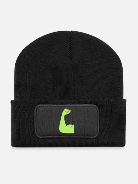 fit - Recycled Patch Beanie - black