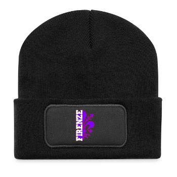 Logo Firenze più giglio - Recycled Patch Beanie - black - Front