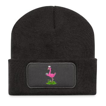 Flamingo Cooking Cooking Serving Bell - Recycled Patch Beanie - dark grey - Front