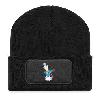 Chess Piece Chess Piece King Chess - Recycled Patch Beanie - black - Front