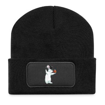 Bunny Easter Wizard - Recycled Patch Beanie - black - Front