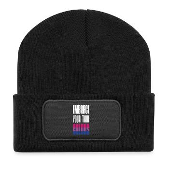 LGBT Pride Month - Embrace Your True Colors - Recycled Patch Beanie - black - Front