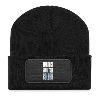 LGBT Pride Month - Embrace Your True Colors - Recycled Patch Beanie - black - Front