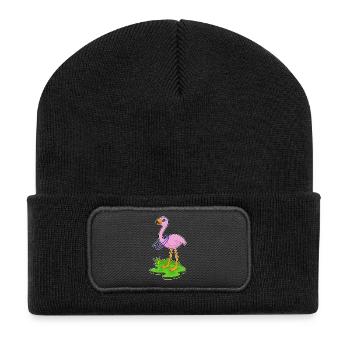Gymnastique d’entraînement Flamingo Fitness Hoop - Beanie recyclé à patch - noir - Devant
