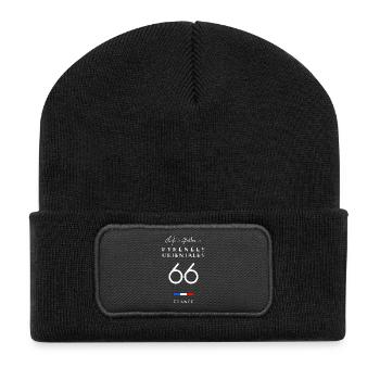 La Vie est Meilleure Pyrénées-Orientales 66 - Beanie recyclé à patch - noir - Devant