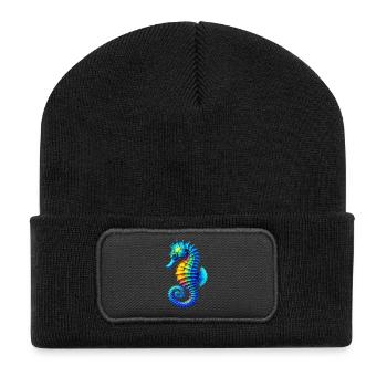 Seahorse - Recycled Patch Beanie - black - Front