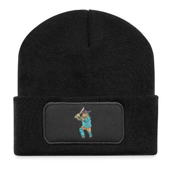 Bull Cricket Cricket Bat - Recycled Patch Beanie - black - Front