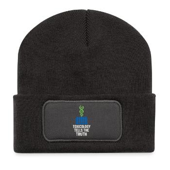 Chimiste légiste Laboratoire de criminalistique Toxicologie - Beanie recyclé à patch - charbon - Devant