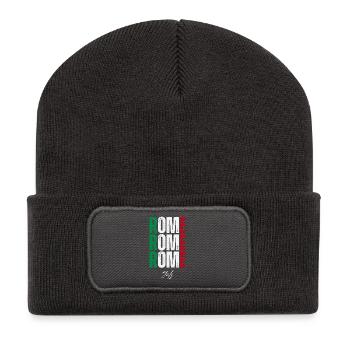 Rome Italy, I love Rome - Recycled Patch Beanie - dark grey - Front
