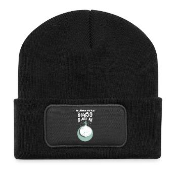 Math Math Teacher Saying Math Teacher Funny - Recycled Patch Beanie - black - Front