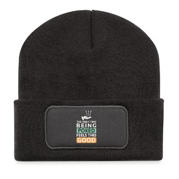 Licensed TCM Practitioner Expert Therapeutic  - Recycled Patch Beanie - dark grey - Front