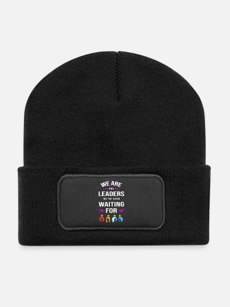 Frauentag Feminismus Feminist Feministin - Recycelte Patch Beanie - Schwarz
