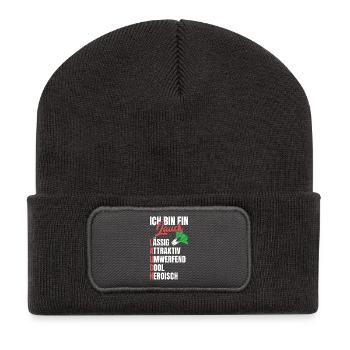 Gym I'M A LEEK CASUAL ATTRACTIVE STUNNING - Recycled Patch Beanie - dark grey - Front